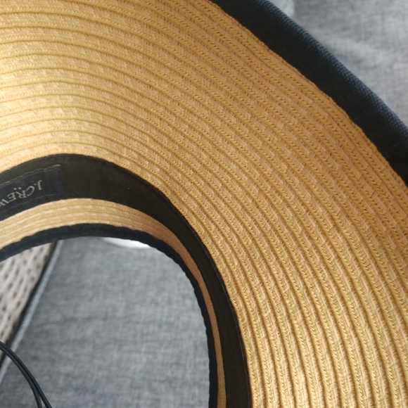 J. Crew Visor Packable Tan Black Wrap Around Adjustable One Size - Picture 10 of 12